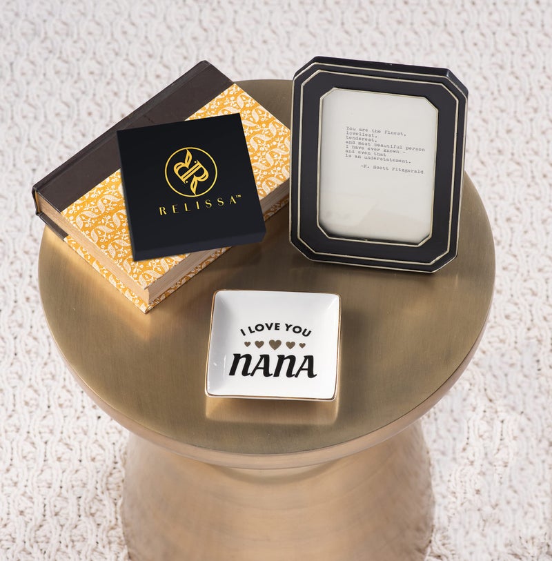 RELISSA Gifts for Grandma - Jewelry Tray Trinket Dish, I Love You Nana Valentine & Mother's Day Gift - Image 2
